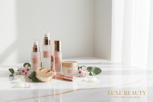 GREER MOI UNE IMAGE DE COUVERTURE POUR DU COSMETIQUE AVEC PHOTO PRODUIT